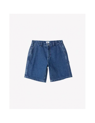 Obey Bigwig Denim Carpenter  Short Stone Wash Indigo la colonne vertébrale