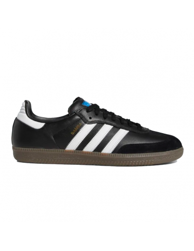 Adidas Samba ADV Shoes - Core Black / Cloud White / Gold Metallic pas cheres