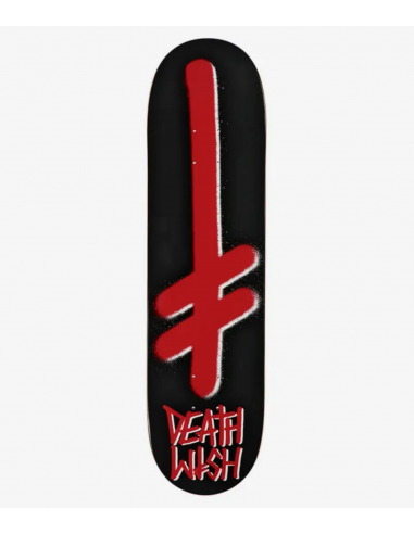 Deathwish Gang Logo Black Red Skate Deck - 8.25" Profitez des Offres !