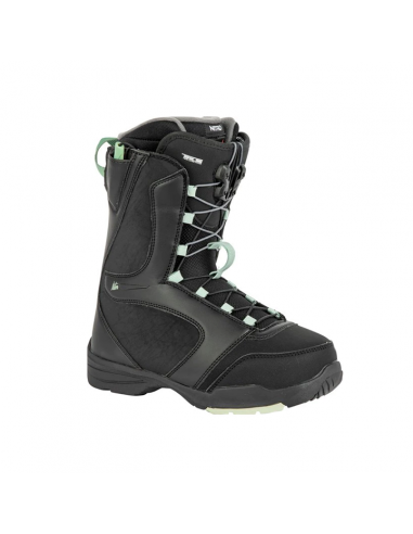 Nitro Women's 2024 Flora TLS Snowboard Boot - Black / Mint Comparez et commandez 