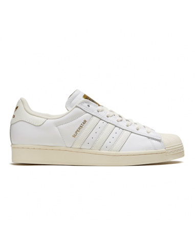 Adidas Superstar ADV Shoes - Cracked Leather/White est présent 