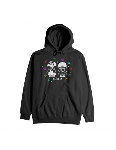 Public Sneaky Jib Hoodie - Black Comparez et commandez 