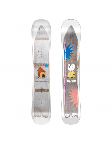 Nitro x Wigglestick 2024 Cheap Thrills Snowboard - 155 votre