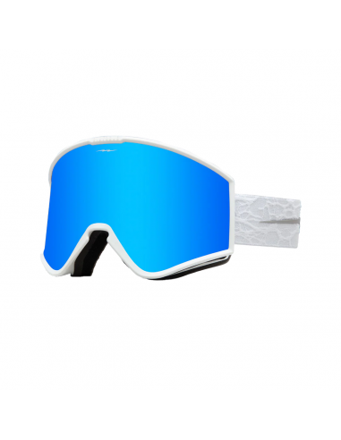 Electric Kleveland Goggles - Matte White Neuron / Blue Chrome votre