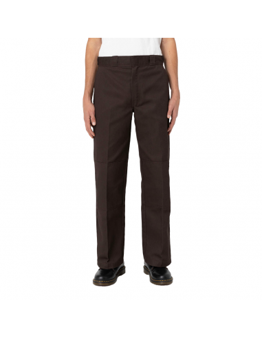 Dickies Loose Fit Double Knee Work Pants - Dark Brown la chaussure