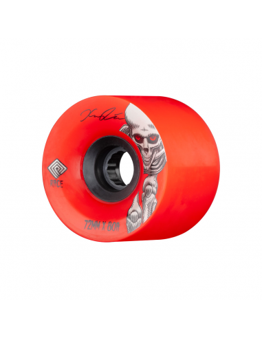 Powell Peralta Pro Kevin Reimer Downhill Longboard Wheels - 80a 72mm Red en ligne