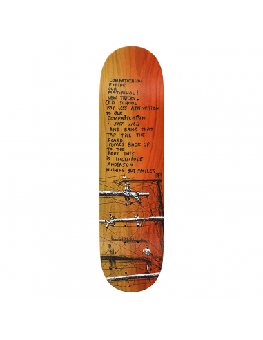 Krooked Manderson Xerox Skate Deck - 8.06 la livraison gratuite