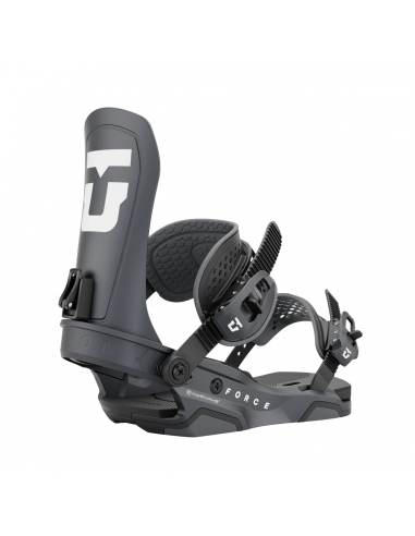 Union 2025 Force Snowboard Bindings - Gunmetal la colonne vertébrale