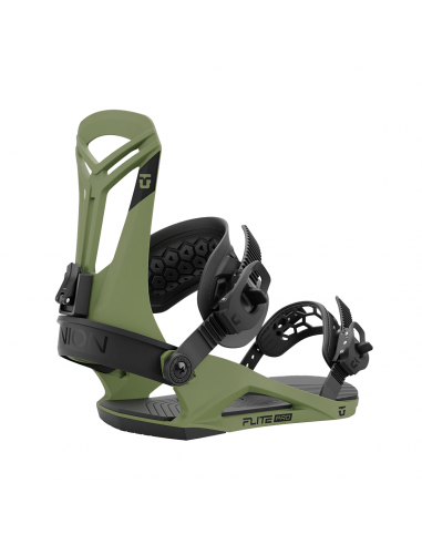 Union 2025 Flite Pro Snowboard Bindings - Olive Green chez Cornerstreet bien 