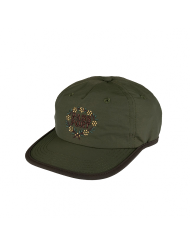 Passport Wattle RPET Workers Hat - Military/Chocolate de votre