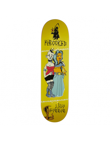 Krooked Una Punx Skate Deck - 8.38 de votre