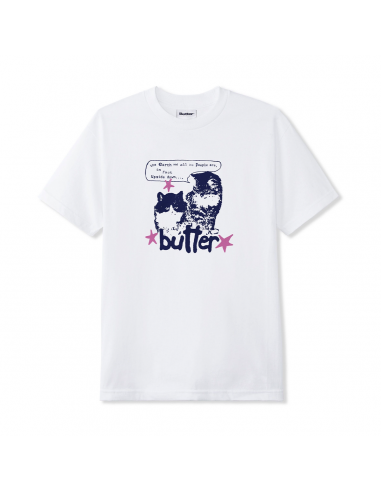 Butter Upside Down T-Shirt - White En savoir plus