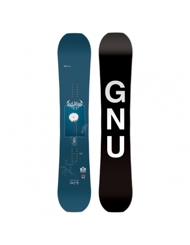 GNU 2025 Women's Gloss C Snowboard - Assorted Sizes Fin de série