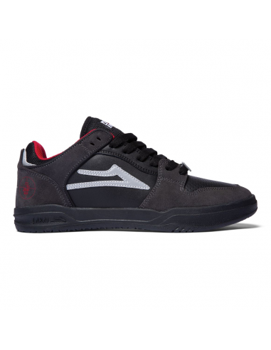 Lakai x Public Enemy Telford Low Shoes - Black / Charcoal Suede ou a consommer sur place